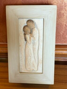 Demdaco Willow Tree “ Love’s Embrace” Wooden Trinket Box